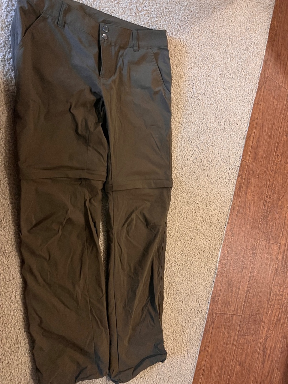 Columbia Omni Shield Pants Omni Shade Convertible Short Nylon Green